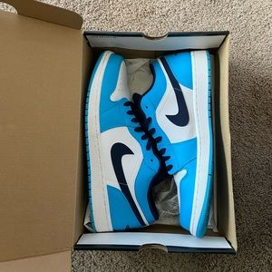Air Jordan 1 low with box.